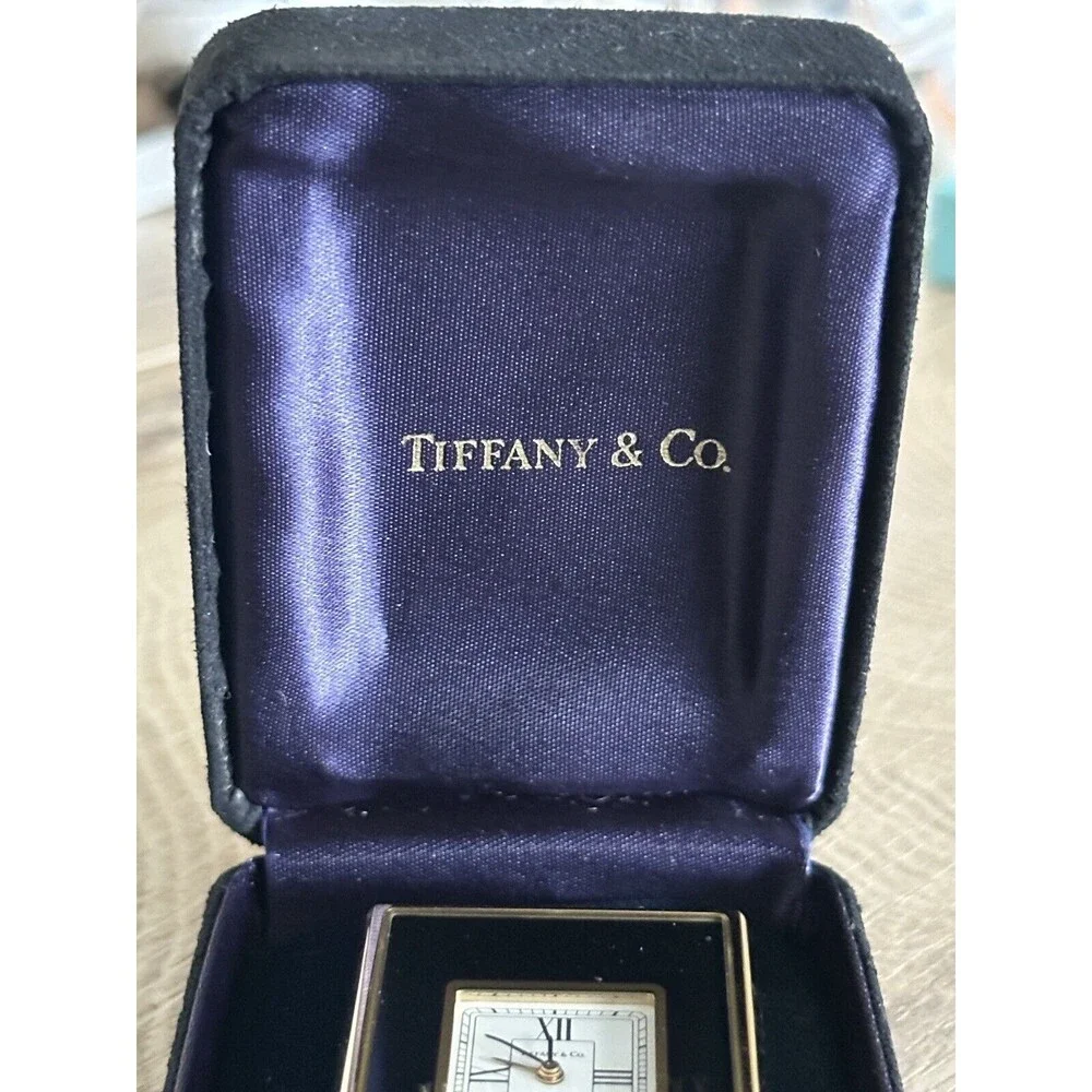 Vintage Tiffany & Co. Swiss Made Travel Clock